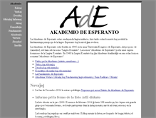 Tablet Screenshot of akademio-de-esperanto.org